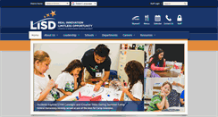 Desktop Screenshot of lisd.net