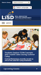 Mobile Screenshot of lisd.net